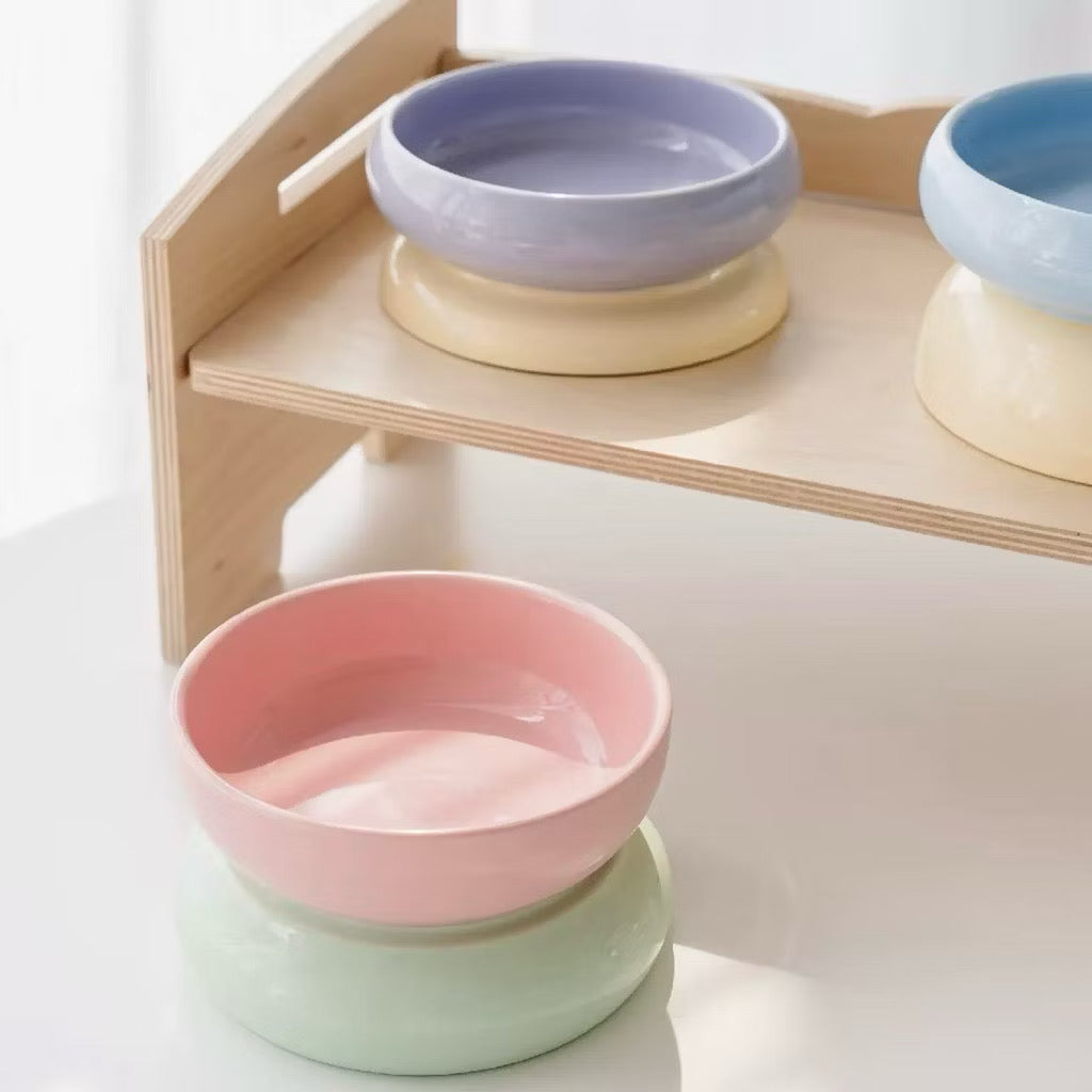 Chichipaws Double-Sided Ceramic Pet Bowl