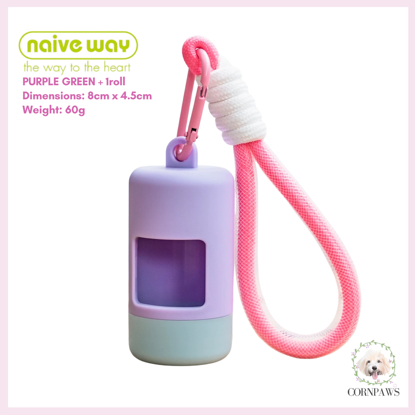 Naive Way Pet Poop Bag Dispenser